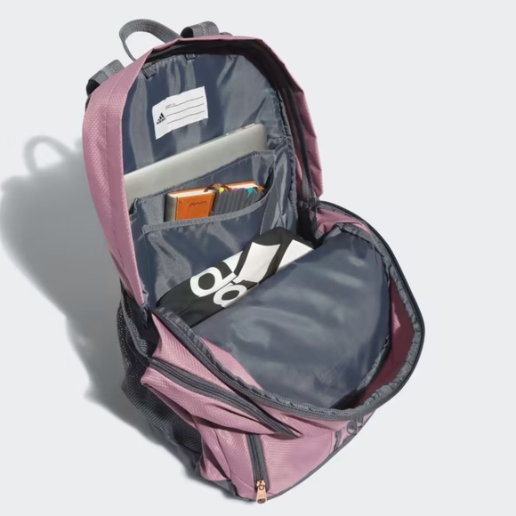 Adidas Mauve Backpack with Logo PRIME BACKPACK - Picture 4 of 15